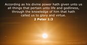 2 Peter 1:3