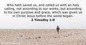 2 Timothy 1:9