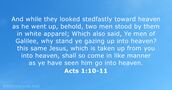 Acts 1:10-11