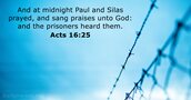 Acts 16:25