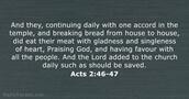 Acts 2:46-47