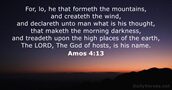 Amos 4:13