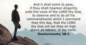 Deuteronomy 28:1