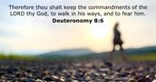 Deuteronomy 8:6