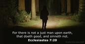 Ecclesiastes 7:20