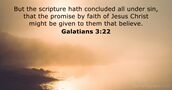 Galatians 3:22