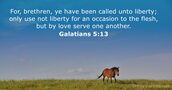 Galatians 5:13