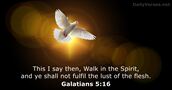Galatians 5:16