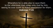 Hebrews 7:25