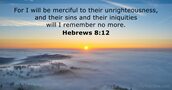 Hebrews 8:12