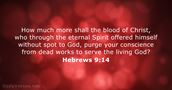 Hebrews 9:14