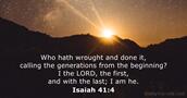 Isaiah 41:4