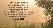 Isaiah 65:1