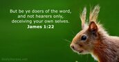 James 1:22