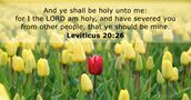 Leviticus 20:26