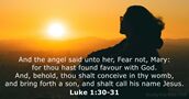 Luke 1:30-31
