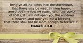 Malachi 3:10