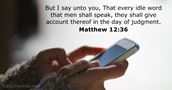 Matthew 12:36