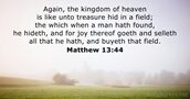 Matthew 13:44