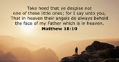 Matthew 18:10