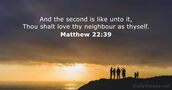 Matthew 22:39