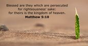 Matthew 5:10