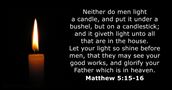 Matthew 5:15-16