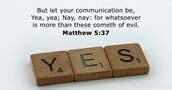 Matthew 5:37