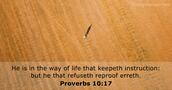 Proverbs 10:17