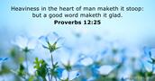 Proverbs 12:25