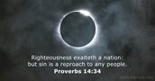 Proverbs 14:34