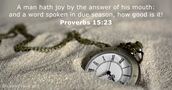 Proverbs 15:23