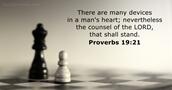 Proverbs 19:21