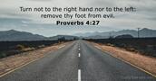 Proverbs 4:27