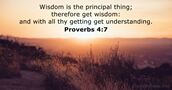 Proverbs 4:7