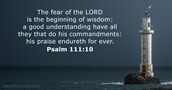 Psalm 111:10