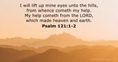 Psalm 121:1-2