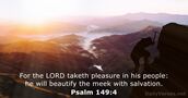 Psalm 149:4