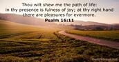 Psalm 16:11