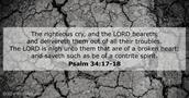 Psalm 34:17-18