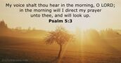 Psalm 5:3