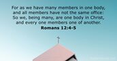 Romans 12:4-5