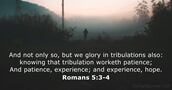 Romans 5:3-4