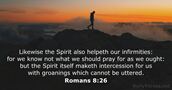 Romans 8:26