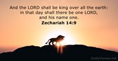 Zechariah 14:9