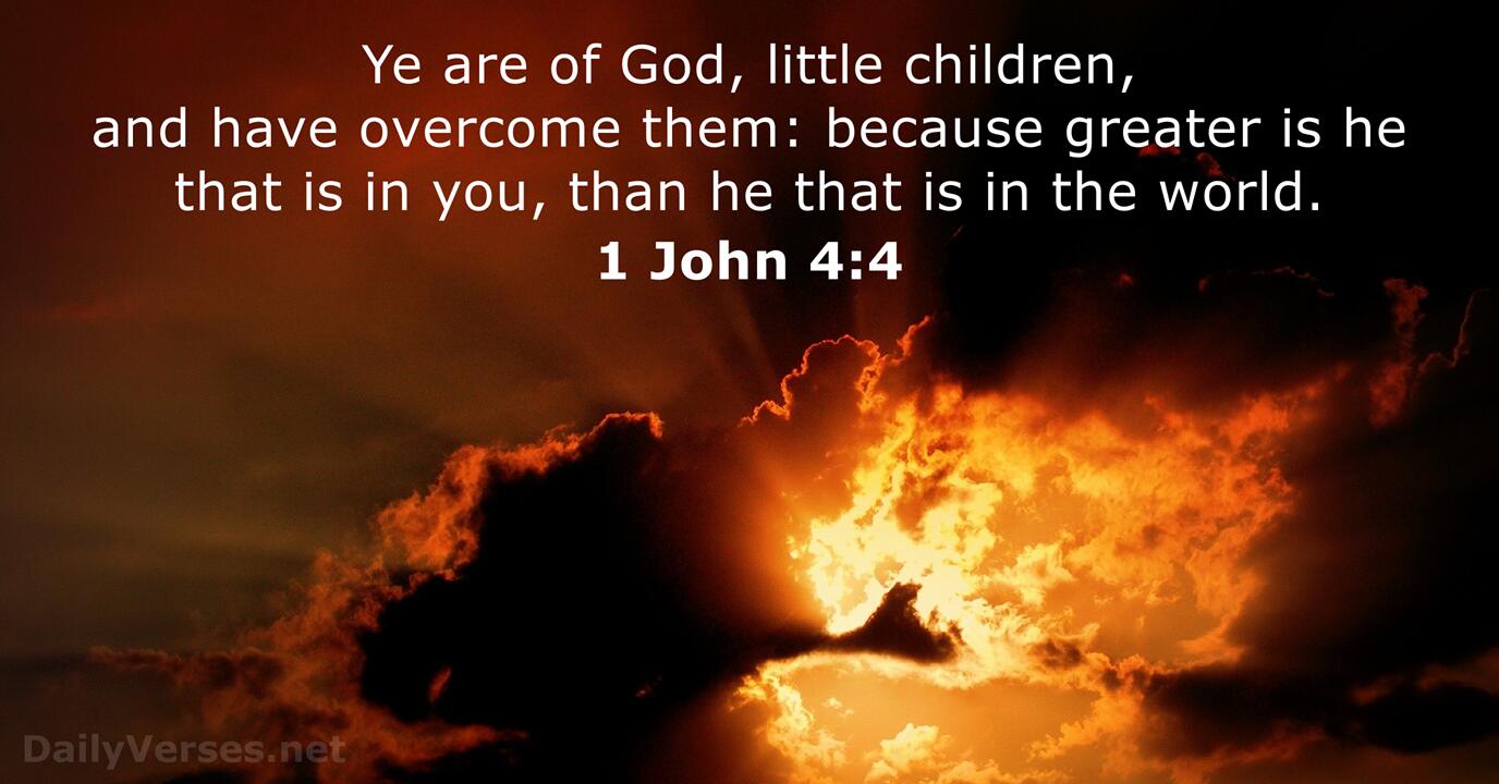 1 John 4 4 Bible Verse KJV DailyVerses