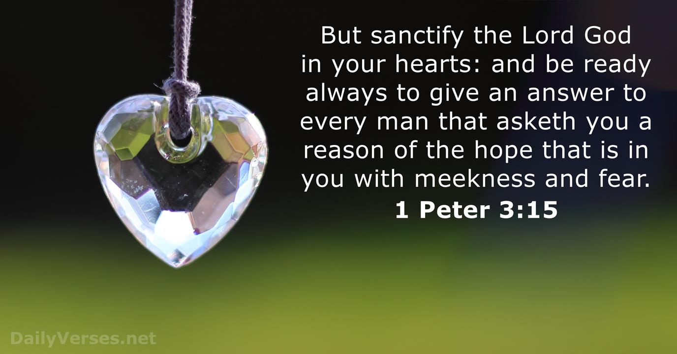 1 Peter 3 15 Bible Verse KJV DailyVerses