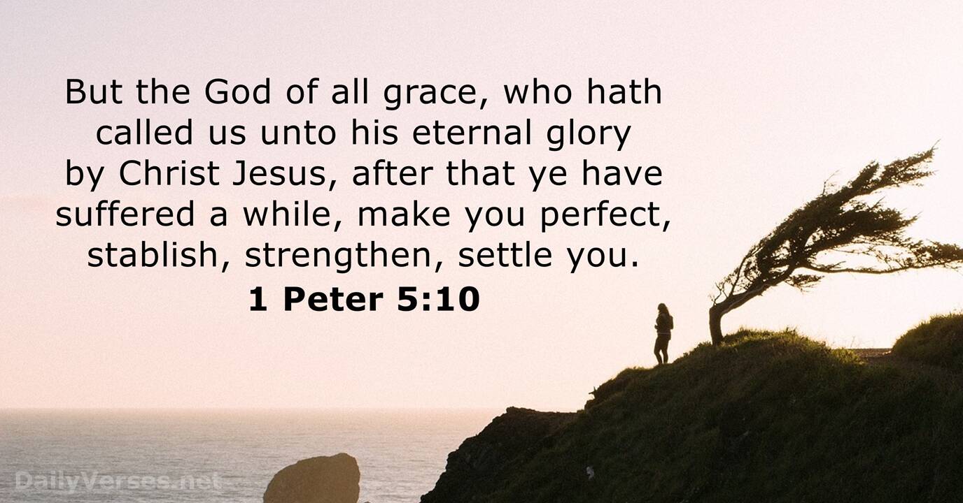 1 Peter 5:10.