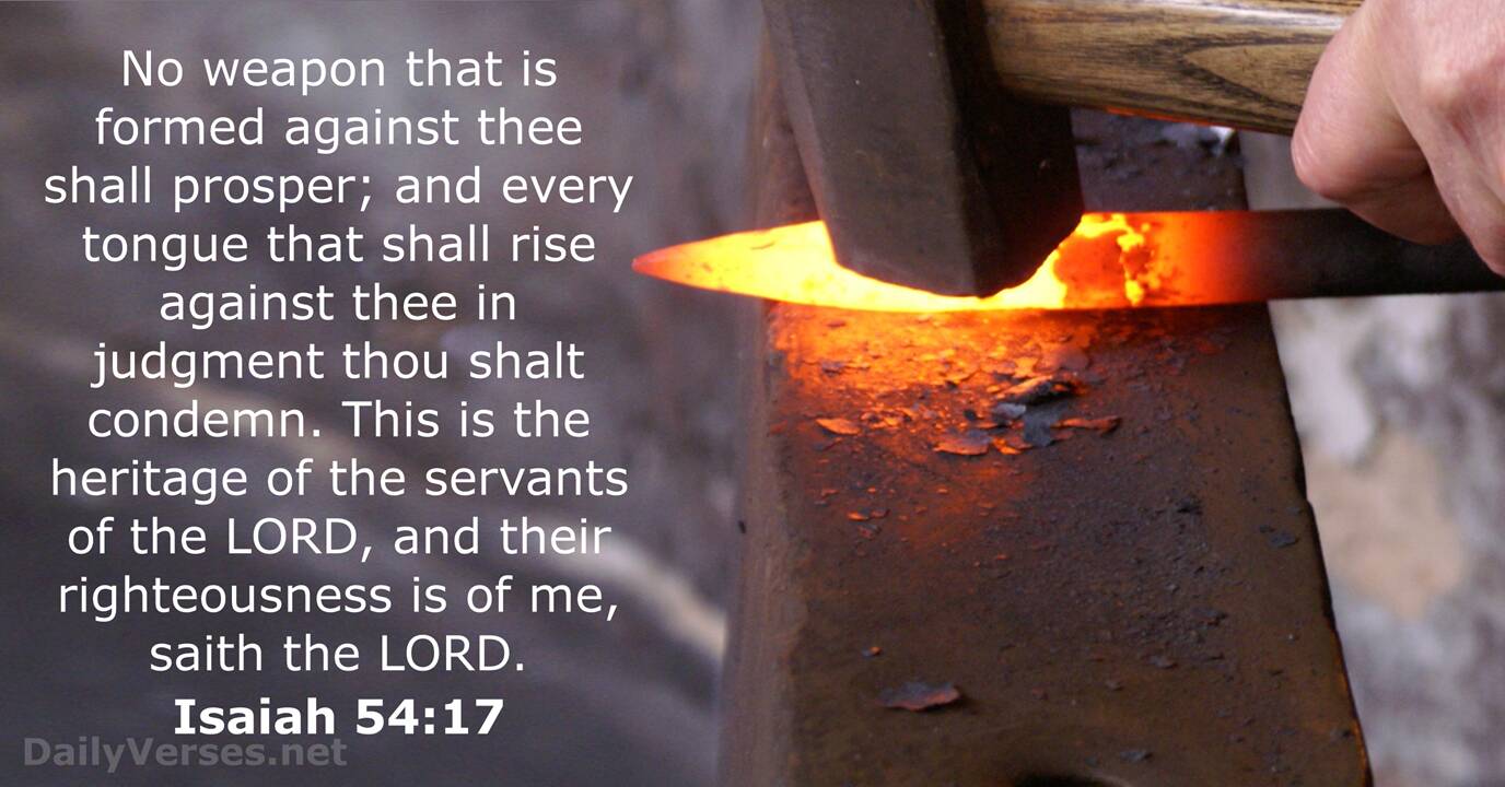Isaiah 54 17 Bible Verse KJV DailyVerses