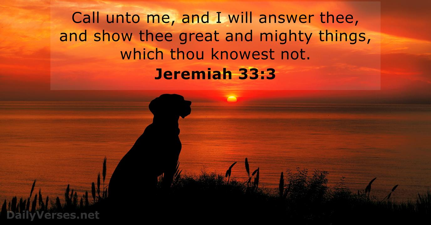 Jeremiah 33 3 Bible Verse KJV DailyVerses